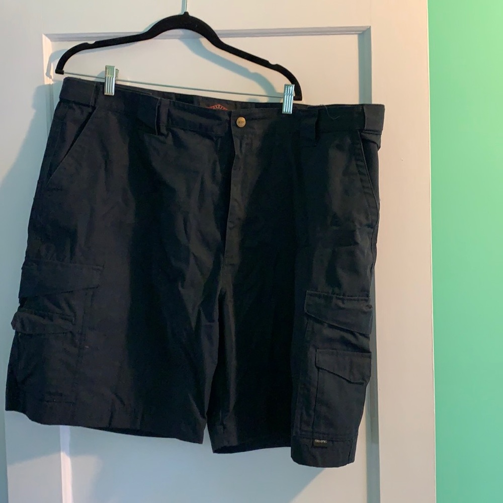 Navy blue try spec shorts